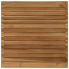vidaXL Tafelblad 60 x 60 x 3,5 cm Vierkant Massief Teakhout Naturel
