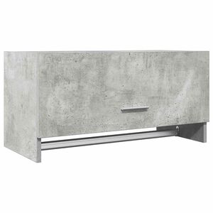vidaXL Kledingkast 70x32,5x35 cm bewerkt hout betongrijs