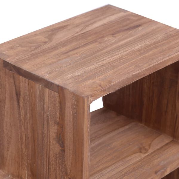 vidaXL Boekenkast 100x30x120 cm massief teakhout