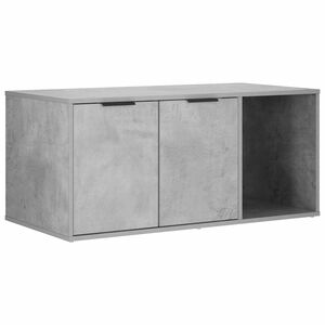 vidaXL Kattenkrat meubel Betongrijs 100 x 49 x 45 cm Bewerkt hout