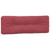 vidaXL Palletkussens 7 st stof wijnrood