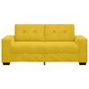 vidaXL Loveseat Sofa Geel 180x77x82 cm Fluweel