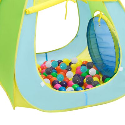 vidaXL Kinderspeeltent met 350 ballen meerkleurig