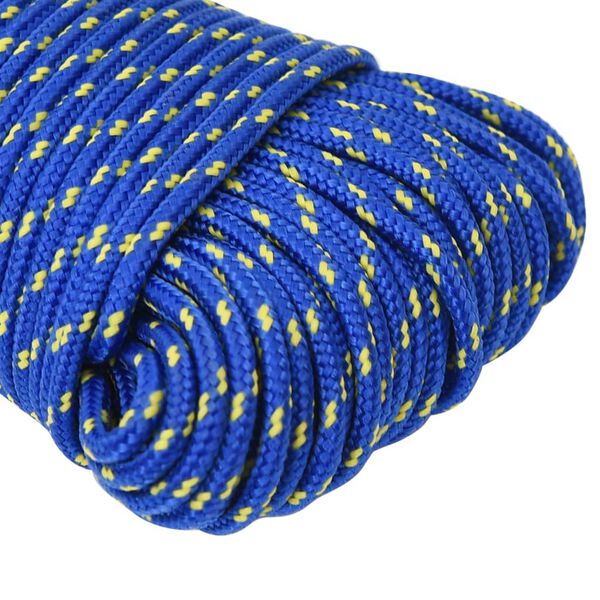 vidaXL Boottouw 5 mm 500 m polypropyleen blauw