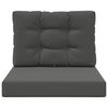 vidaXL Buiten bankkussen 2 pcs Antraciet Polyester