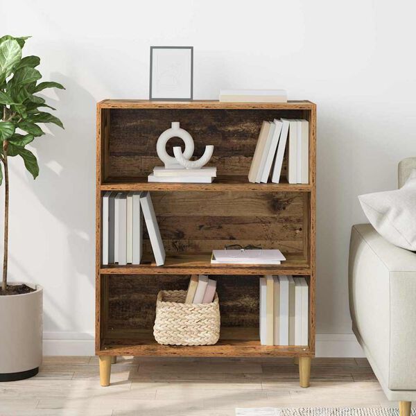 vidaXL Dressoir Oudhout 69,5 x 32,5 x 90 cm Bewerkt hout