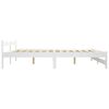 vidaXL Bedframe massief grenenhout wit 120x200 cm