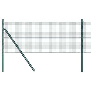 vidaXL Grond Fix Gelast Draadhek 50 x 0,8 m (B x H) PVC-Coated Staal