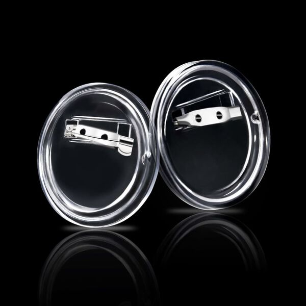 vidaXL Buttons met spelden 100 st 37 mm acryl