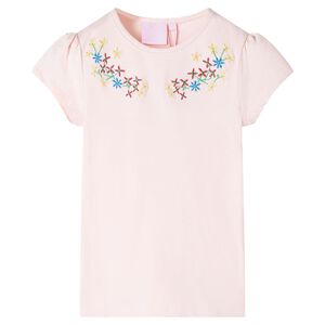 vidaXL Kindershirt 116 zachtroze