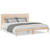 vidaXL Bedframe extra lang zonder matras massief hout 200x220 cm