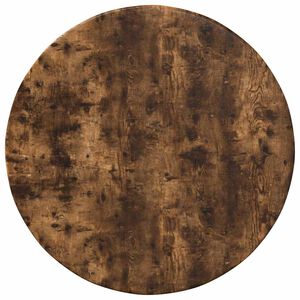 vidaXL Tafelblad Gerookt eiken &Oslash; 40 x 1,5 cm Bewerkt hout