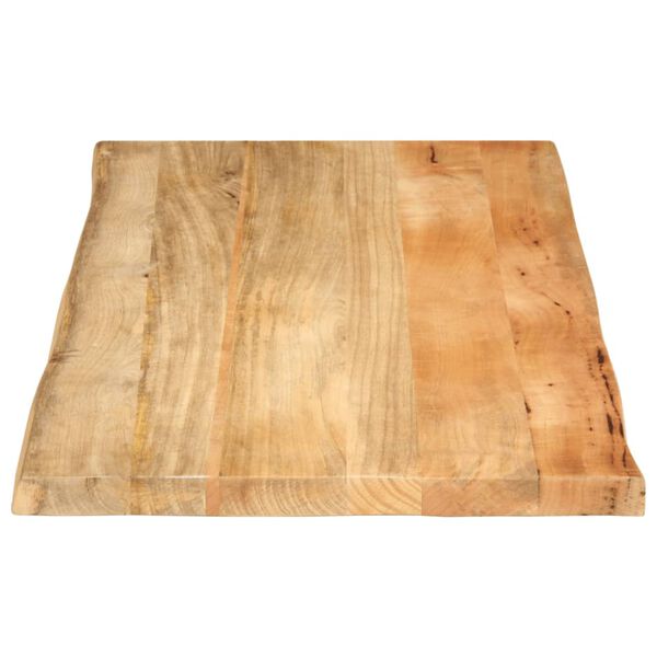 vidaXL Tafelblad met natuurlijke rand 100x60x2,5 cm massief mangohout