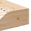 vidaXL Bedframe Bruin 80 x 220 cm Massief grenenhout