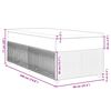 vidaXL Boxspring met matras fluweel donkerblauw 90x190 cm