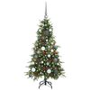vidaXL Kunstmatige Inklapbare Kerstboom Groen 120 cm PE en PVC