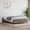 vidaXL Boxspring bed stof taupe 140x200 cm