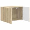 vidaXL TV-wandkast Sonoma Eiken 59,5 x 31 x 40 cm Bewerkt hout
