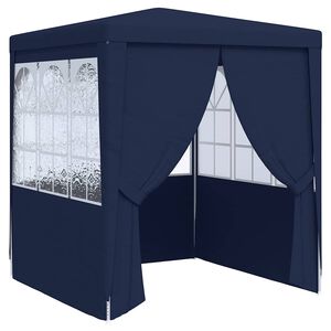 vidaXL Partytent met zijwanden professioneel 90 g/m&sup2; 2x2 m blauw