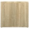 vidaXL Nachtkastje 41x40x36 cm bewerkt hout sonoma eikenkleurig