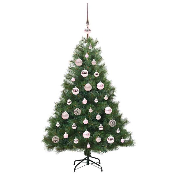 vidaXL Kunstkerstboom met 150 LED met standaard Groen 120 cm PE en PVC