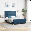 vidaXL Bedframe met hoofdeinde Blauw 140 x 190 cm Stof