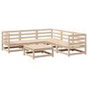 vidaXL 6-delige Loungeset massief grenenhout