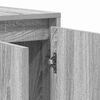 vidaXL Dressoir Grijs Sonoma 135 x 41 x 75 cm Bewerkt hout