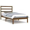vidaXL Bedframe massief grenenhout honingbruin 100x200 cm