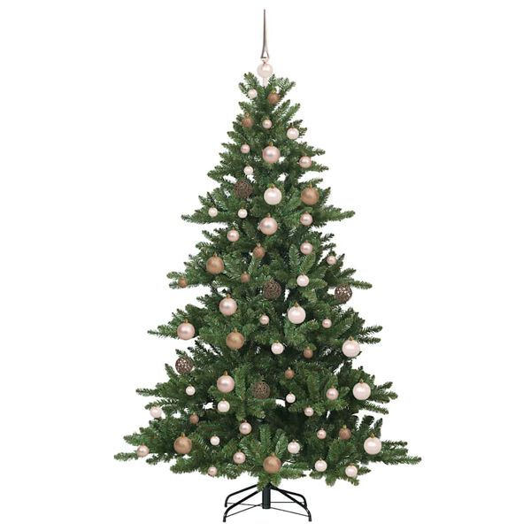 vidaXL Kunstmatige Inklapbare Kerstboom Groen 180 cm PVC en staal