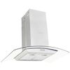 vidaXL Eilandafzuigkap 756 m&sup3;/u LED 90 cm roestvrij staal