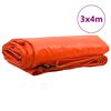vidaXL Zeil 650g / m² Oranje 3 x 4 m Canvas met PVC-coating