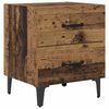 vidaXL Bed kast Oudhout 40 x 35 x 47,5 cm Bewerkt hout