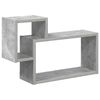 vidaXL Wandplank Muurmontage Betongrijs 55 x 15 x 35 cm Bewerkt hout