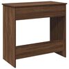 vidaXL Bureau 80x40x75 cm bewerkt hout bruin eikenkleur