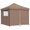 vidaXL Partytent Bruin 292 x 292 x 315 cm Oxford Stof