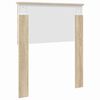 vidaXL Hoofdbord met hoofdeinde Sonoma Eiken 75 cm Bewerkt hout