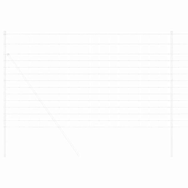 vidaXL Weidehekwerk Grijs 1.4 x 10 m Staal