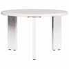 vidaXL Salontafel 2 pcs Wit Massief grenenhout