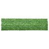 vidaXL Balkonscherm met groene bladeren 400x100 cm
