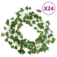 vidaXL Kunstklimopslingers 24 st 200 cm groen