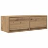 vidaXL Tv-meubel 80x31x25,5 cm bewerkt hout artisanaal eikenkleur