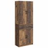 vidaXL Kastenset 2 st Oud hout Bewerkt hout