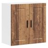 vidaXL Keukenbovenkast Porto bewerkt hout oud houtkleurig