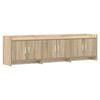 vidaXL TV-kast 168 x 33 x 47 cm Sonoma Eiken Bewerkt hout