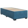 vidaXL Boxspring met matras fluweel blauw 90x190 cm