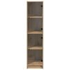vidaXL Highboard Artisan Eiken 35 x 37 x 142 cm Bewerkt hout