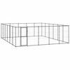 vidaXL Hondenkennel 36,3 m&sup2; staal