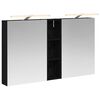 vidaXL Badkamerkastenset 3 st 120 x 14,5 x 70 cm Bewerkt hout