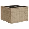 vidaXL Tuin Sofa Set met kussen 9 pcs Beige poly rattan
